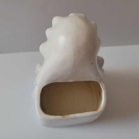 Napco Ceramic Virgin Mary Head Vase Planter 7 Inch Blue & White Religious Decor - Picture 5 of 9